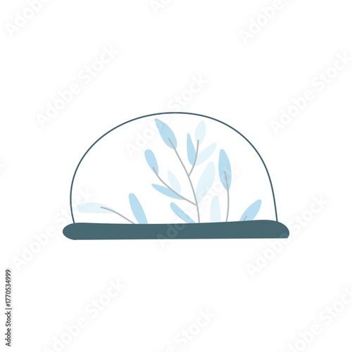 Christmas snow globe gift with falling snowflakes, magical and decorative holiday keepsake.