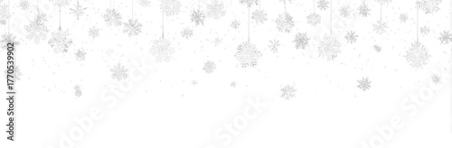 Winter png frost crystal snowflake transparent decoration.
