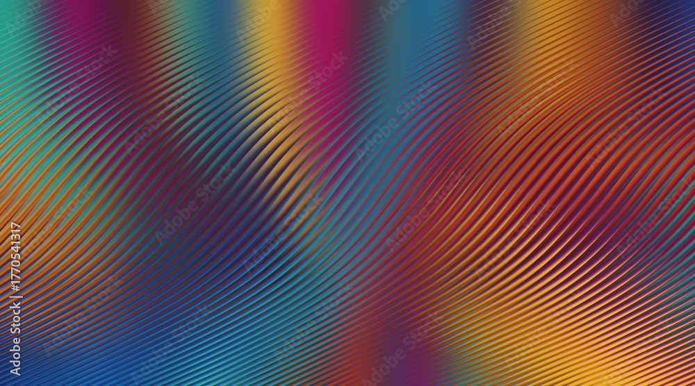 Obraz premium Vibrant and dynamic abstract background with a mesmerizing blend of colors and intricate line patterns
