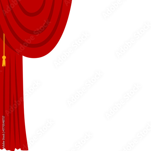 Curtain Vector Illustration