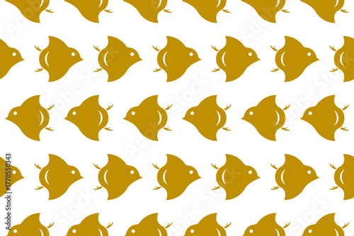 千鳥模様のシームレスパターン