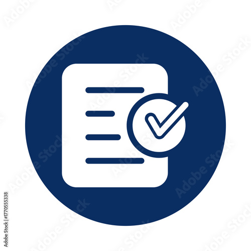 Checklist document task complete success approved confirmation sign checklist task management list