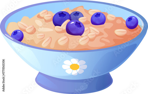 Oatmeal with Blueberry