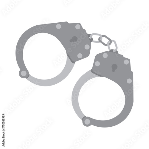 Handcuffs. Chains for detaining offenders. V