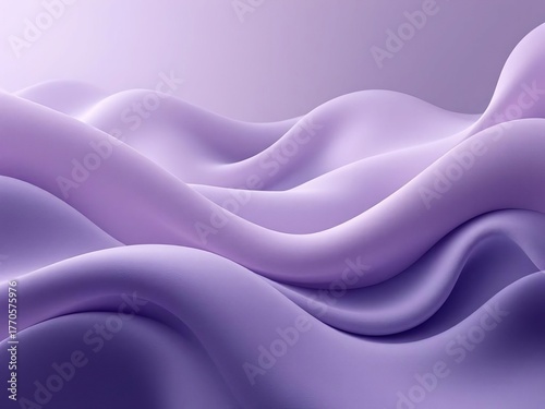 Soft Lavender Waves Abstract Background