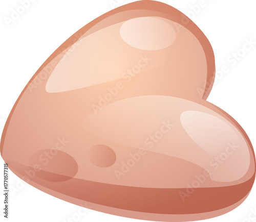 White Chocolate Heart