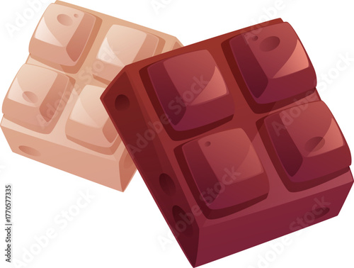 White and Dark Chocolate