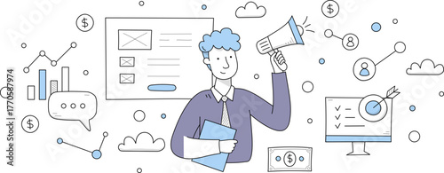 Advertising in Marketing Background