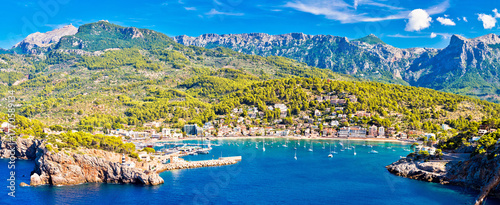 Island of Mallorca. Balearic islands of Spain. Port de Soller