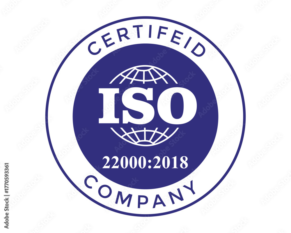 Fototapeta premium ISO certifeid company