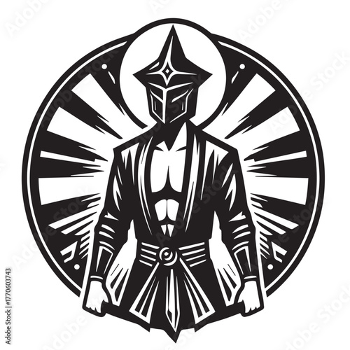 pencak silat sports logo vector