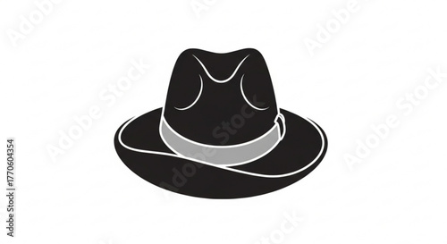 Black fedora hat is a classic accessory that can be worn to formal events or to add a touch of sophistication to an outfit