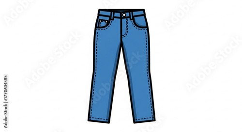 Classic blue jeans, a versatile and essential wardrobe staple for casual style and everyday comfort
