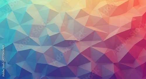 Abstract geometric background with colorful interlocking triangles