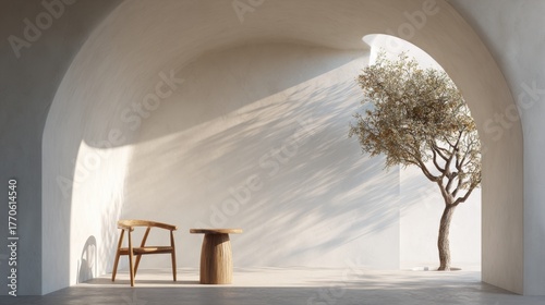 Relaxing corner with natural light