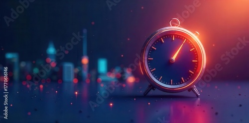 A sleek and modern productivity icon symbolizing efficiency, organization, and time management , strategy, concept