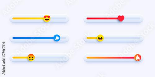Feedback Rating Slider With Emoticons