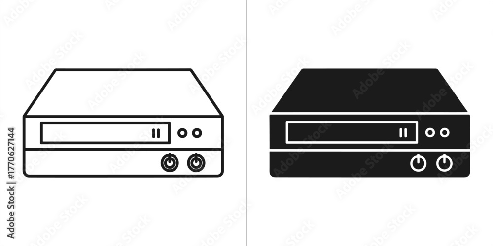 Fototapeta premium Media player device with display and buttons