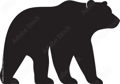 bear silhouette vector