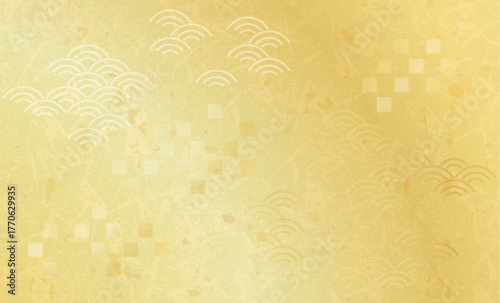 美しい日本の和柄背景イラスト
