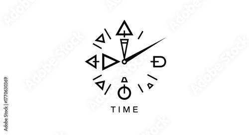 Abstract Clock Design - A Modern Interpretation of Time.