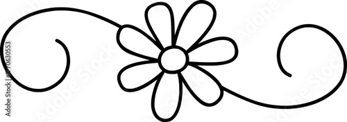 Floral quilting stencil design with flower block pattern, suitable for crafts and fabric art