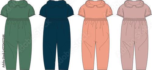 Children's Jumpsuits Collection Fashionable and Comfortable Designs