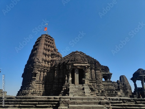Quadro su tela Trimbakeshwar Shiva Temple, one of the twelve Jyotirlingas, is located in Nashik, Maharashtra, India