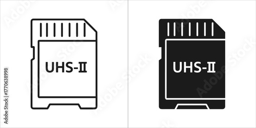 Uhsii microsd card icon