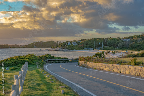 the winding road to the lighthouse