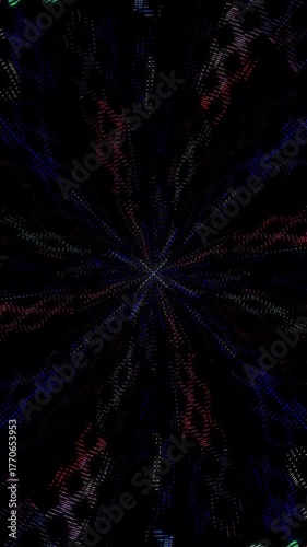 3D animation vertical beautiful video colorfull abstract bright light energy 4K of smooth lines waves glittering light effect for background