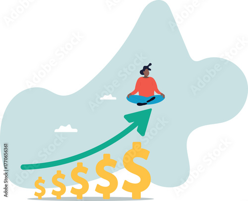 Investment growth, compound interest or dividend investing, profit earning from stock market, pension fund or saving,about a man and his life.