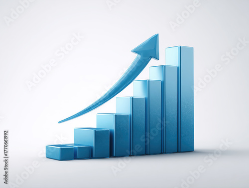 Bar graph showing business growth and financial success Free Download Bar graph showing business growth and financial success - GFXLoad