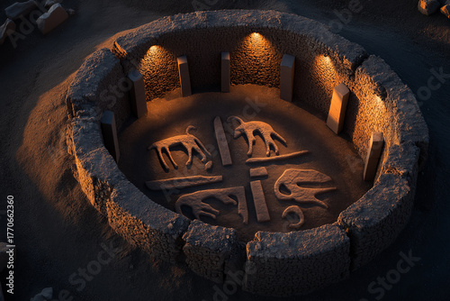 Ritual Circle of Stone Guardians