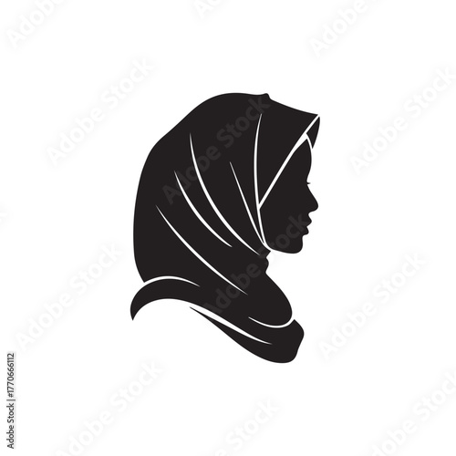 "Muslim Woman in Hijab Icon"