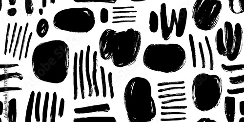 Minimalist abstract pattern of stones for modern design and decor