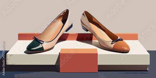 A stylish pair of black leather high heel stiletto shoes embodies fashion, elegance, and glamour as a sophisticated footwear accessory for a woman