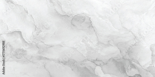White marble texture with soft gray watercolor veins, elegant stone background for luxury branding, print, web & mockups.