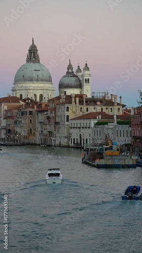 Evening View of the Grand Canal in Venice