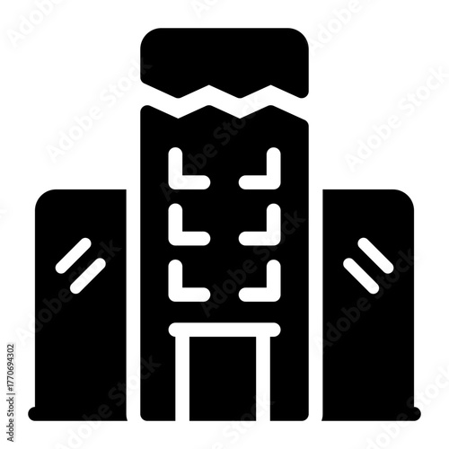 disruption glyph icon