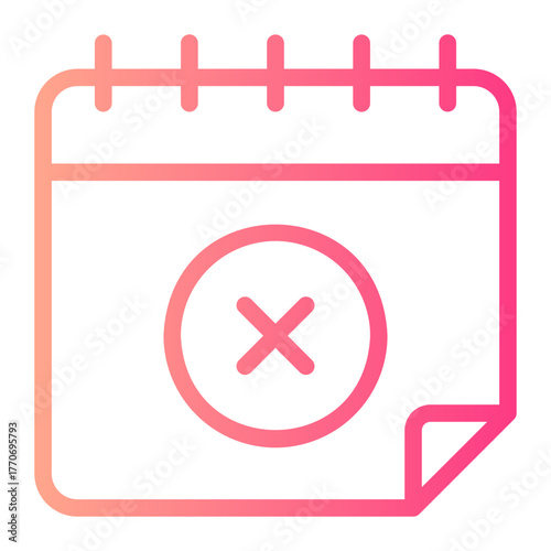 closedown gradient icon