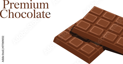 Premium chocolate bar closeup, elegant packaging design, rich brown texture, gourmet dessert branding, luxury sweet treat, confectionery product showcase