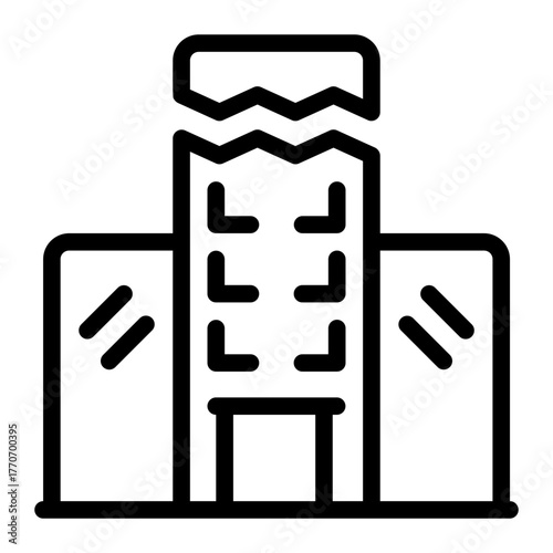 disruption line icon