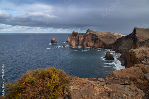 Coastal cliffs of Ponta de São Lourenço, Madeira