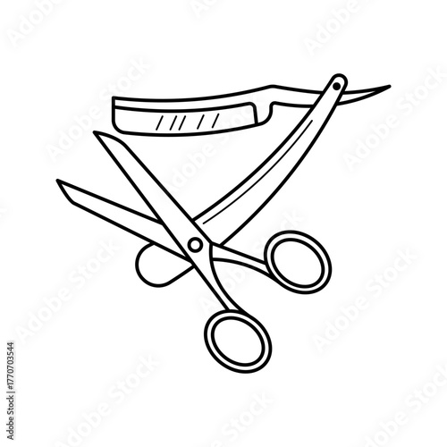 hair clippers, scissors, beard trimmers