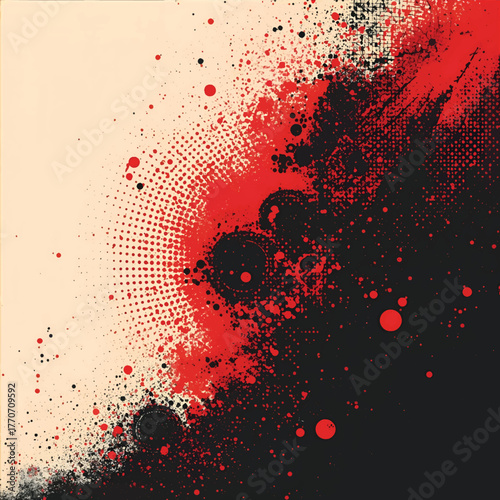 Volcanic echo abstract form design