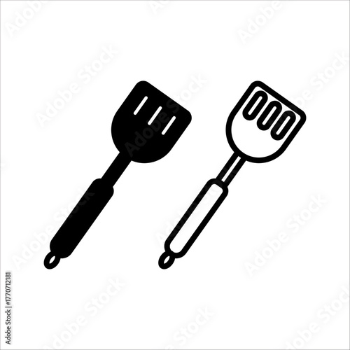 spatula icon set