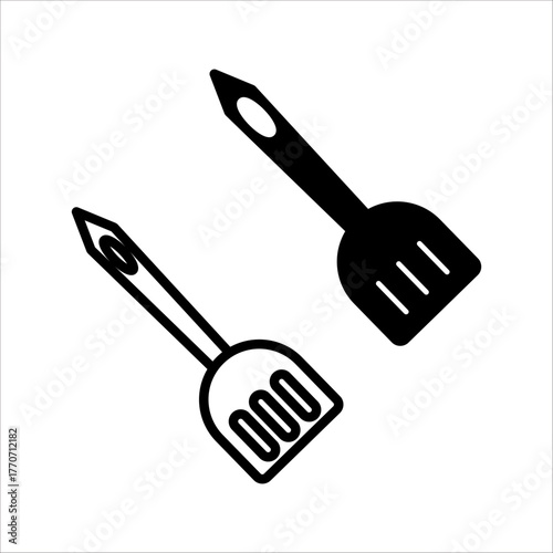 spatula icon set
