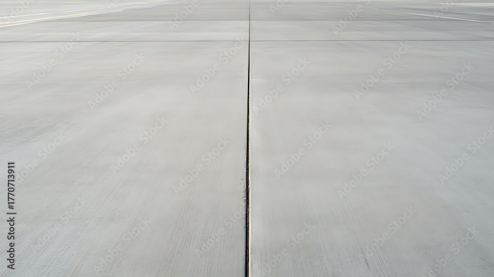 Fototapeta premium A minimalist, stark and geometrical image of a concrete surface, the photo's desaturated color palette and severe lines create a sense of modern architecture and design.