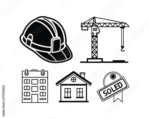 Construction & Real Estate Icons